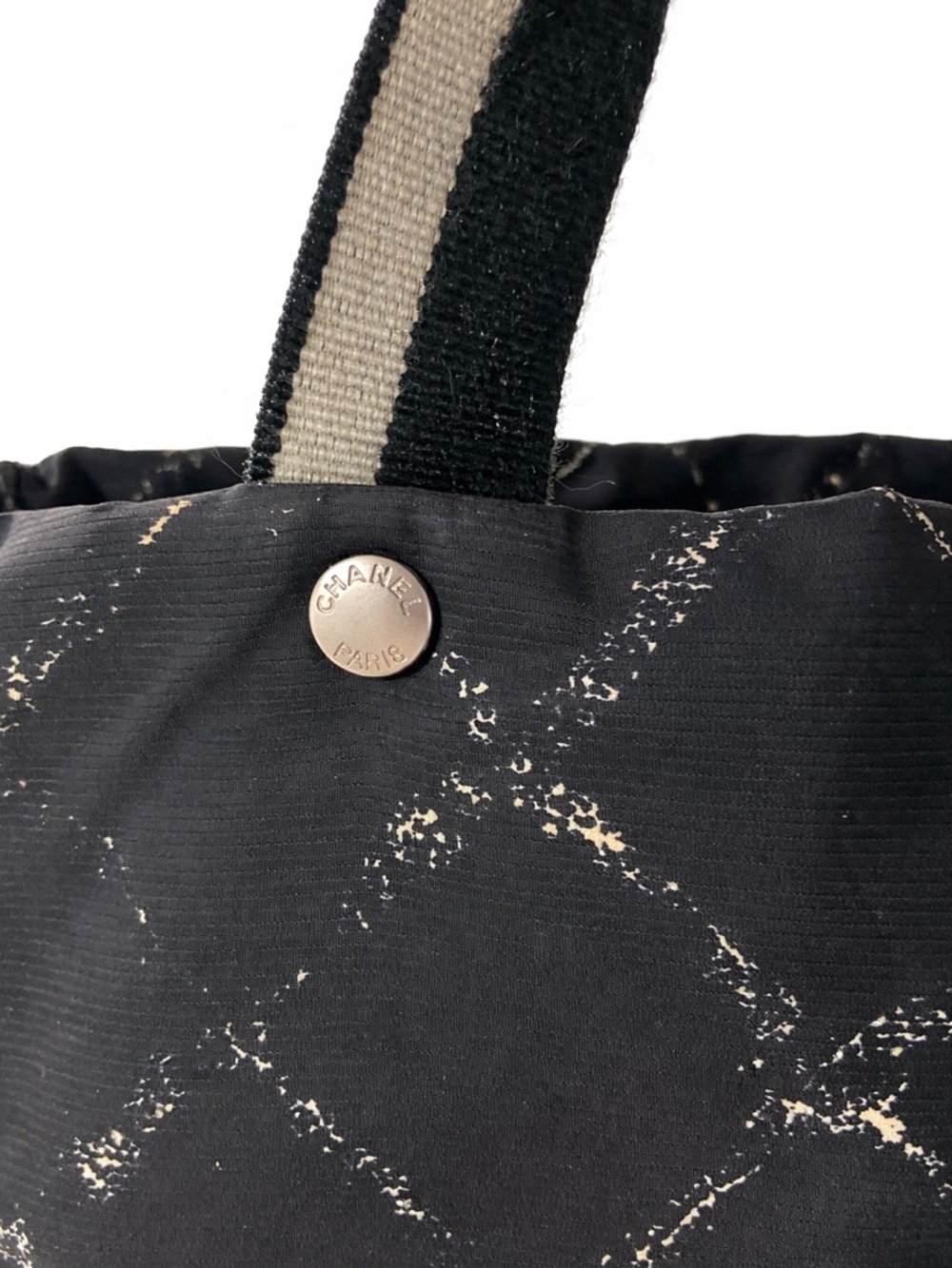 Authentic CHANEL Quilted Nylon Tote Bag - Picture 4 of 11